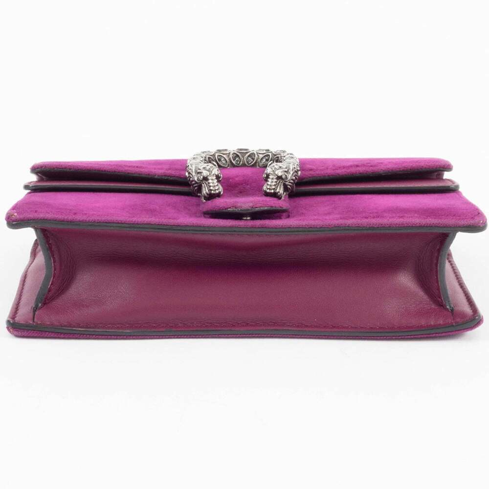 GUCCI Purple Leather Shoulder Bag - Picture 7 of 16